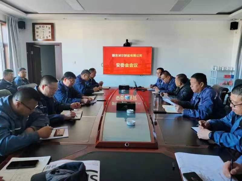 内蒙古额吉淖尔制盐有限公司 召开2024年度安委会第一次会议