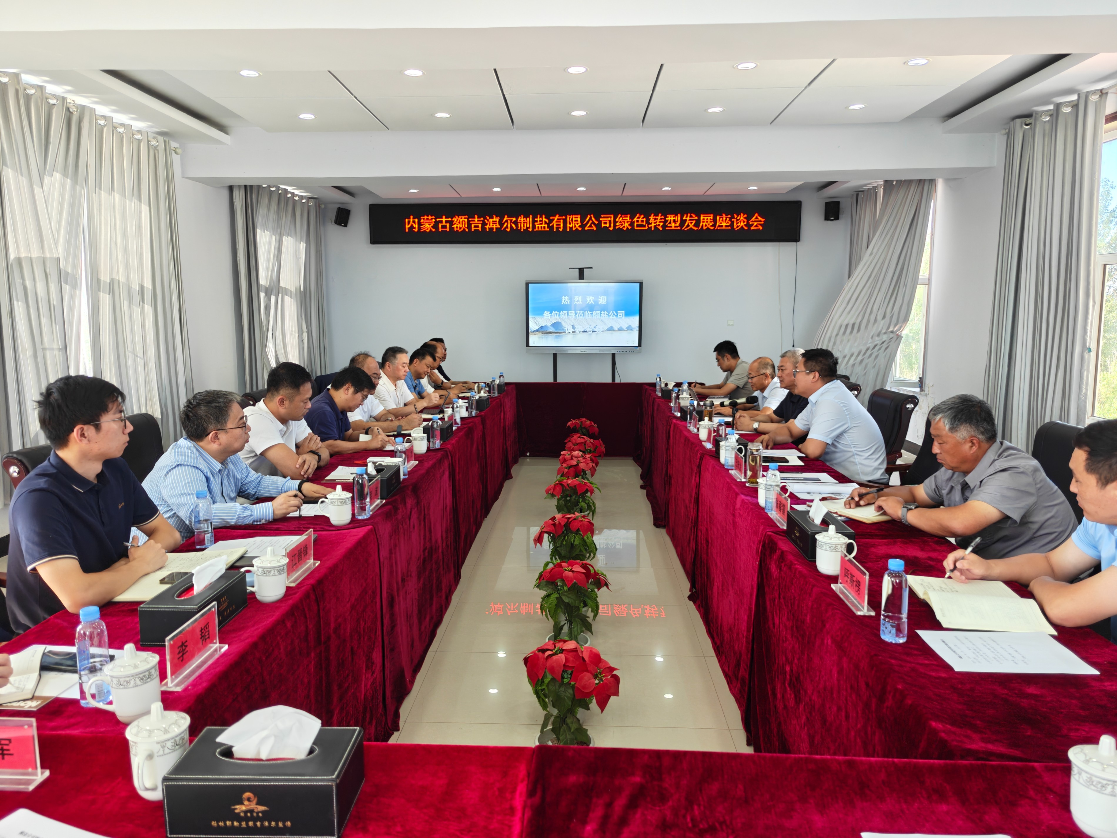 蒙盐集团召开绿色转型发展座谈会